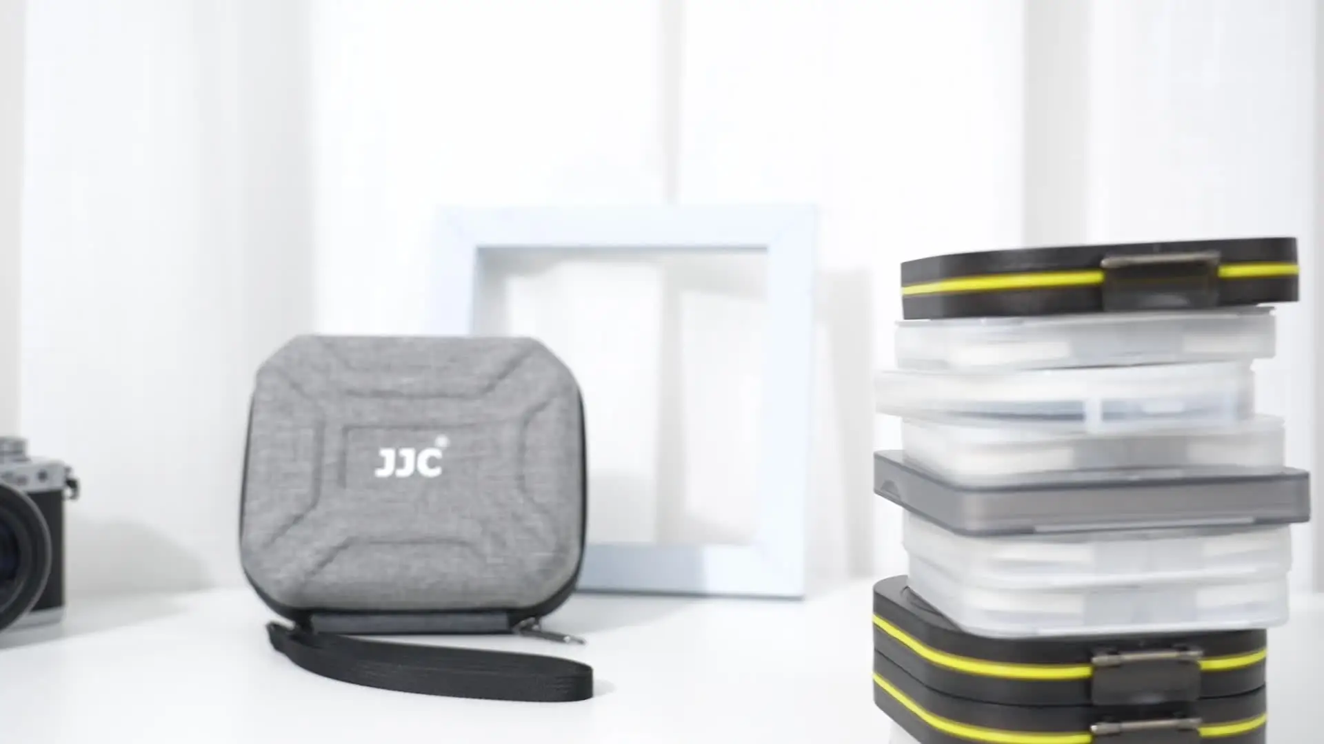 JJC Hard Shell Travel Lens Filter Case For 4X Filters Dia. ≤ 95 Mm, Water & Dust Resistant 58mm 62mm 67mm 72mm 77mm 82mm CPL ND UV Filter Pouch Pockets Carry Storage - View #4