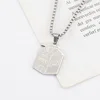 New JUICE and Wrld Necklace Popular Rapper Singer Series Pendant Necklace Fans Souvenir Jewelry Gift Stainless Steel Pendant 5