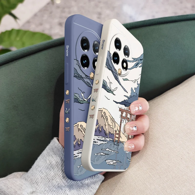 Snowy Gate Liquid Silicone Phone Case