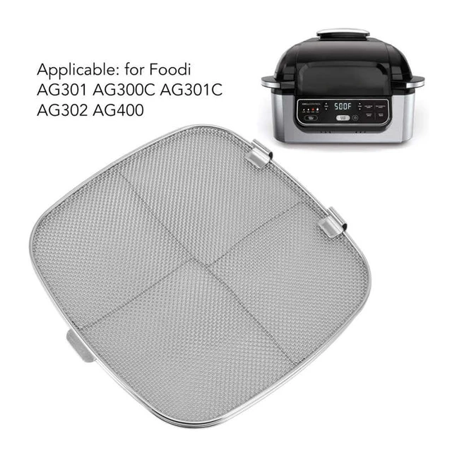 Stainless Steel Splatter Shield for Foodi AG301, Accessories for Reusable Foodi 5-in-1 Indoor Grill - Foodi Grill and Air Fryer Accessories for