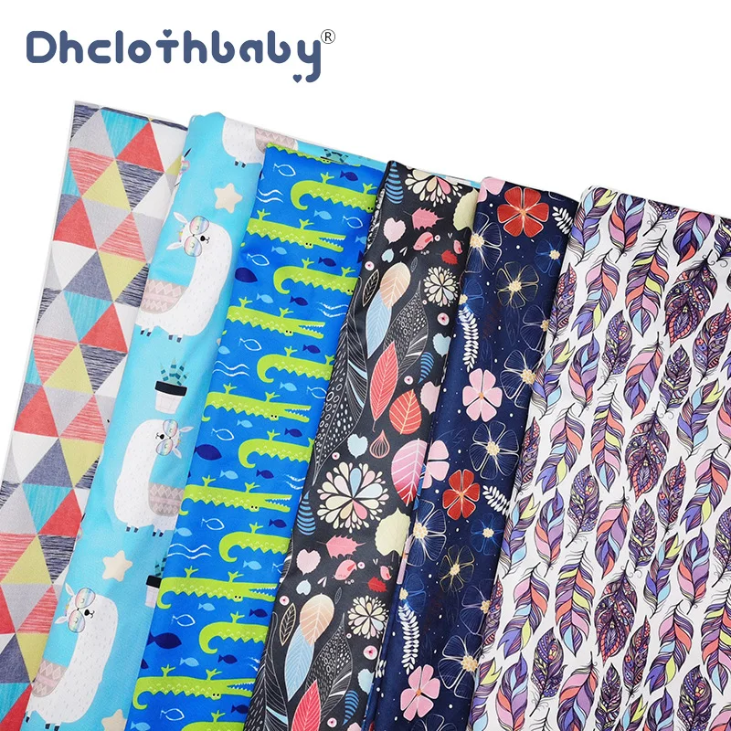 Washable Waterproof TPU Handmade Polyester Fabric Printed PUL Material for Cloth Diaper Menstrual Pads DIY Sewing cloth diapers waterproof diapers cloth diaper insert cloth diaper liners