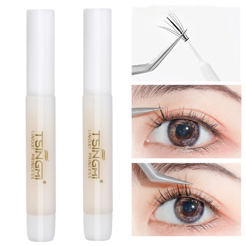 

3ML False Eyelash Glue Waterproof Quickily Dry Transparent No-irritant Lasting Self Adhesive Eyelash Extension Glue Makeup Tool