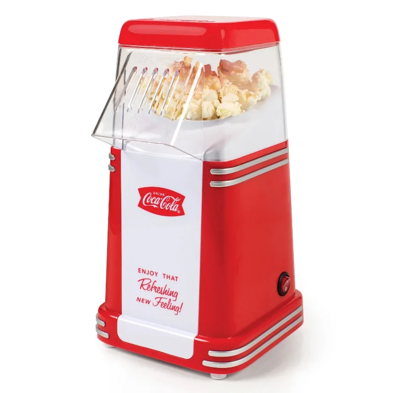 

Nostalgia RHP310COKE Coca-Cola 8-Cup Hot Air Popcorn Maker