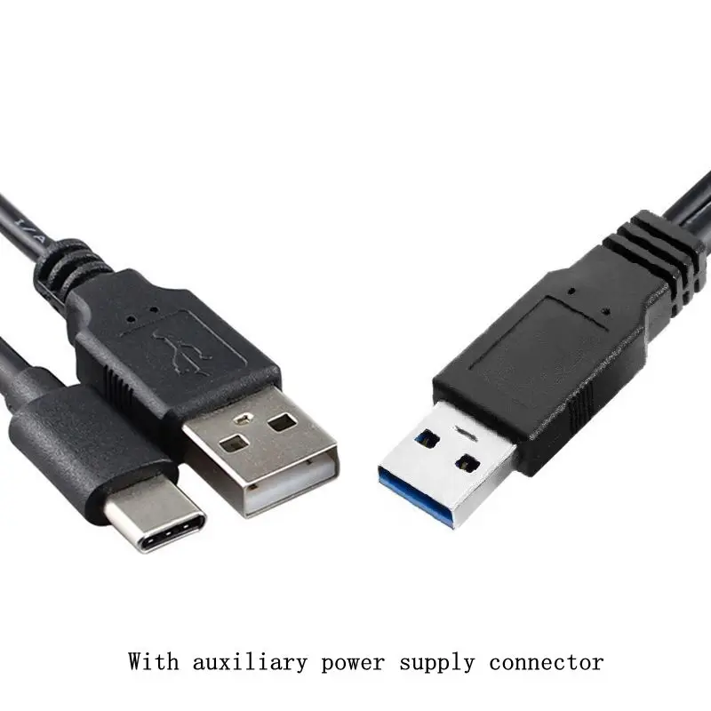 USB Type C Cable AM Male To Type-c Male Dual Y-shaped