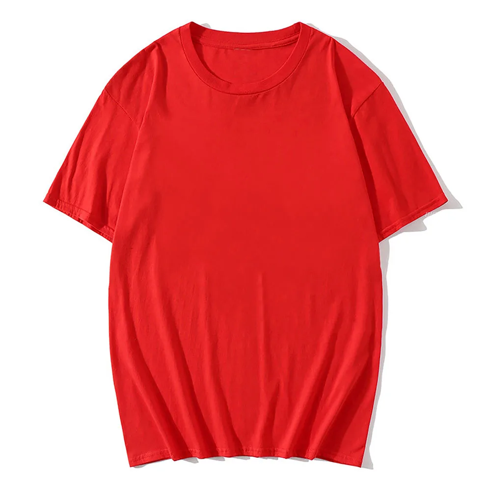 2025 New Fashion Unisex Streetwear Cotton Tee - Summer Short Sleeve T-Shirt
