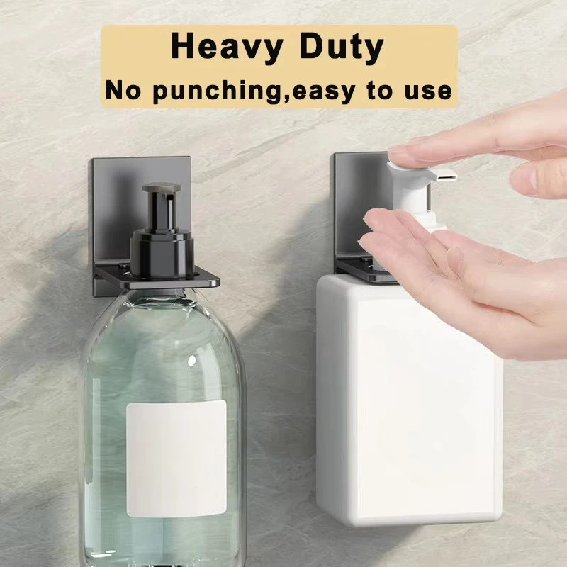 Adjustable No-Drill Wall Mount Shower Caddy Set - Space Aluminum Bathroom Organizer