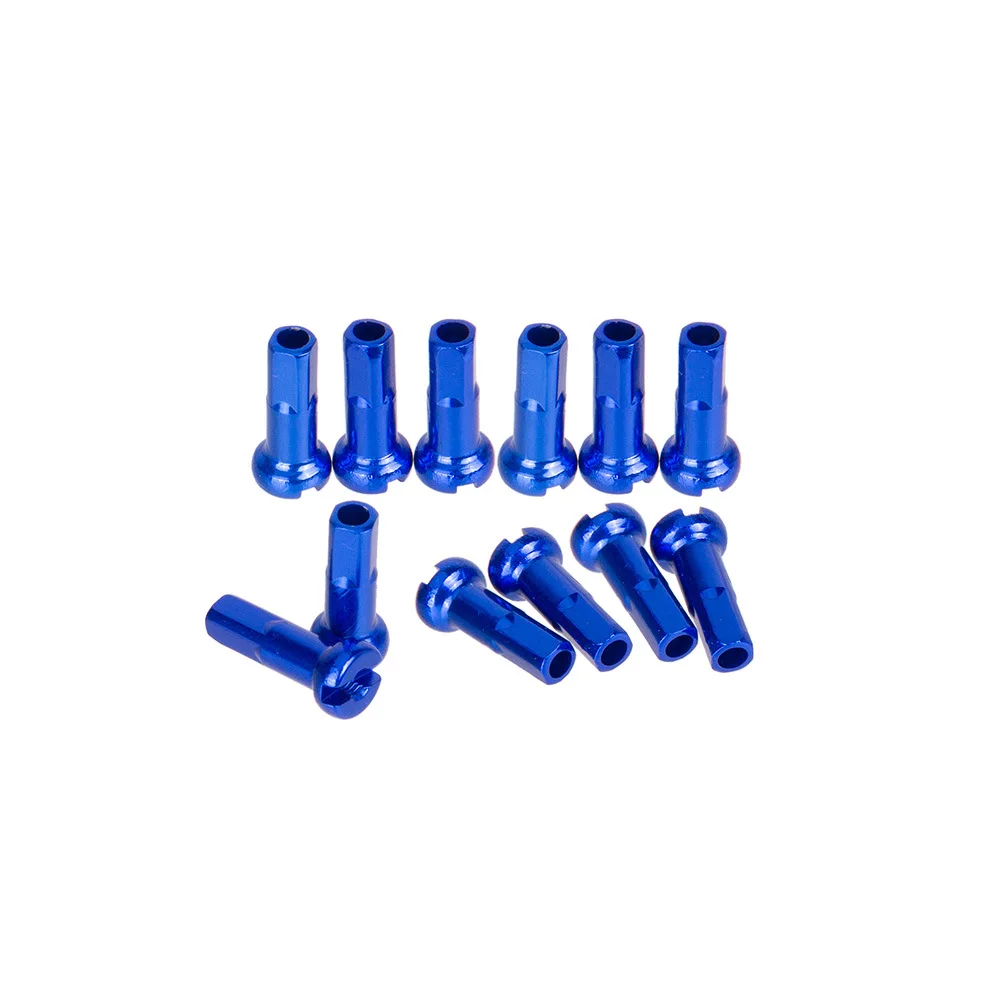 ZTTO 12pcs Mountain Road Bicycle Spoke Nipples 14G 2.0*14mm High Strength Aluminum Alloy Cycling Bike Wheel Hub Spoke Nipples