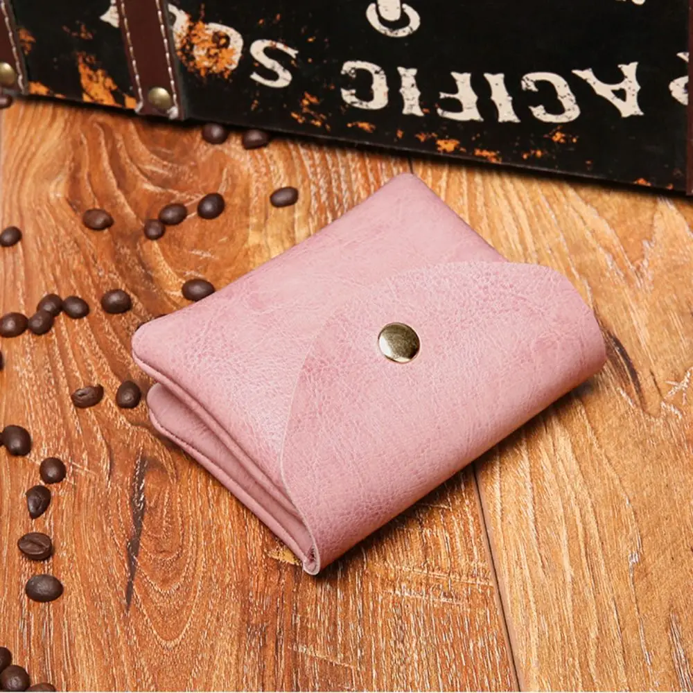 Leather Coin Purse Portable Zipper Large-capacity Card Bag Multi-card Slot Card Holder