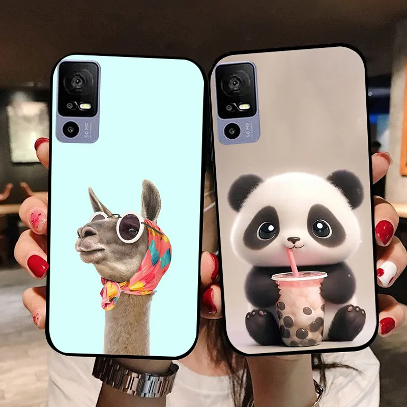 Stylish Black Silicone Phone Cover – Lovely Soft TPU Bumper Case