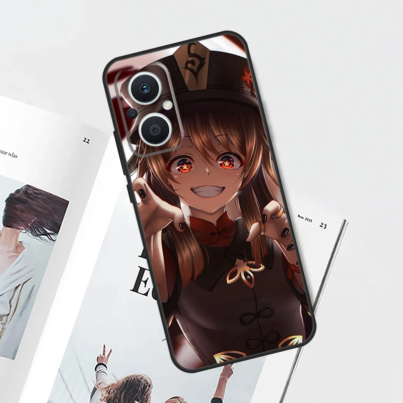 Genshin Impact Hutao Design Protective Phone Case