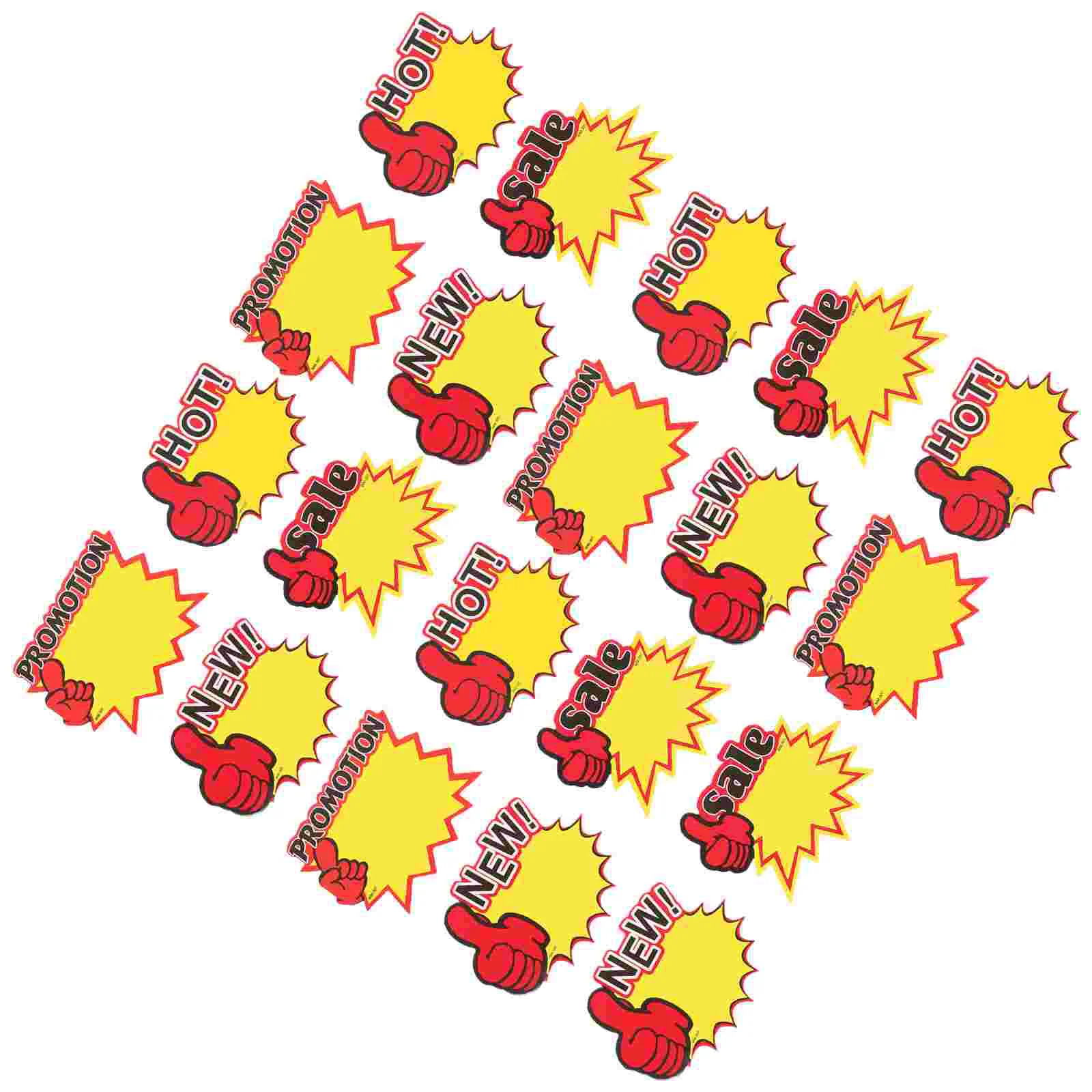 슈퍼마켓 상품 디스플레이 소매용 태그, 판매 촉진 카드, 소매 가격 태그, 가격 라벨, 200 개 