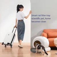 Automatic Smart Cat Litter Box Closed Cat Litter Box Self Cleaning Application Control Ionic Fragrance Pet Toilet Trash New 5