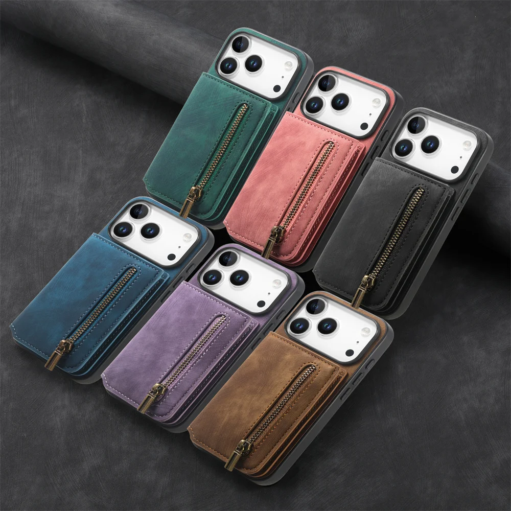 Flip RFID Blocking Card Phone Case - Premium Wallet Design & Secure Card Storage