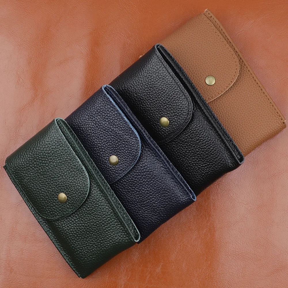 Travel Watch Organizer | Handmade Genuine Leather Watch Box Bracelet Storage Bag Portab... - SKU TWO01932 - UGI Packaging