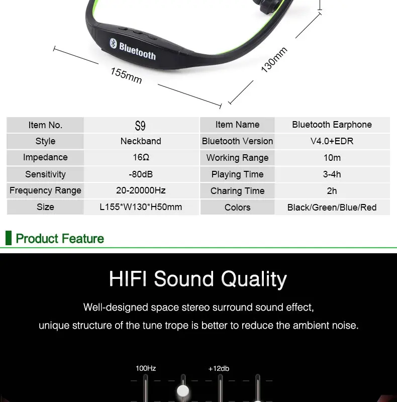 Wireless Bluetooth Earphones with Microphone Neckband Headphones for Mobile Phone Sweatproof Bluetooth Headset for Xiaomi iPhone (2)