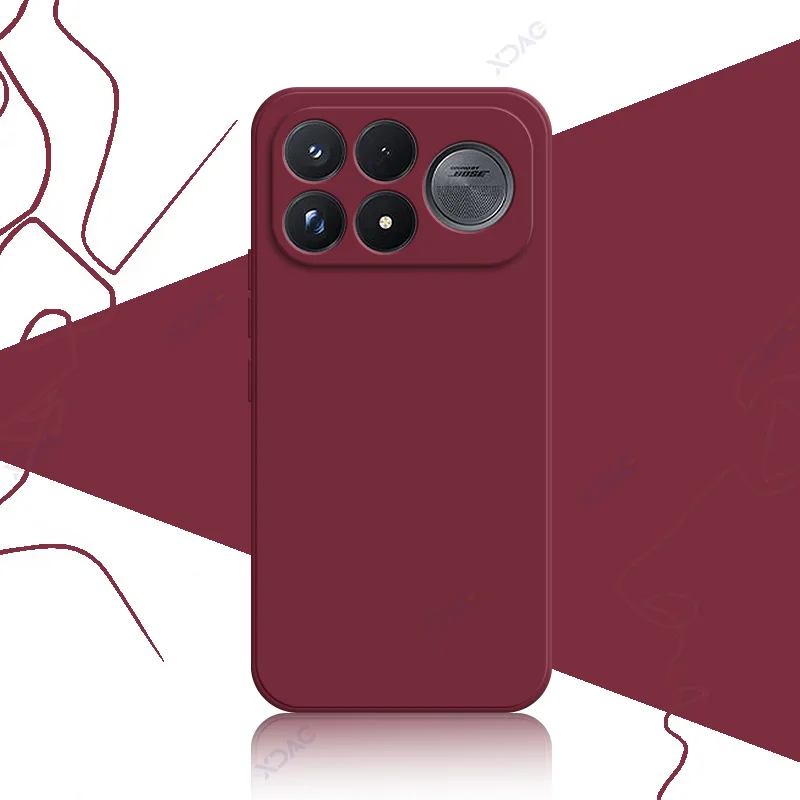 Enhanced Silicone Phone Case with Upgraded Camera Protection and Soft Anti-Scratch Microfiber Lining