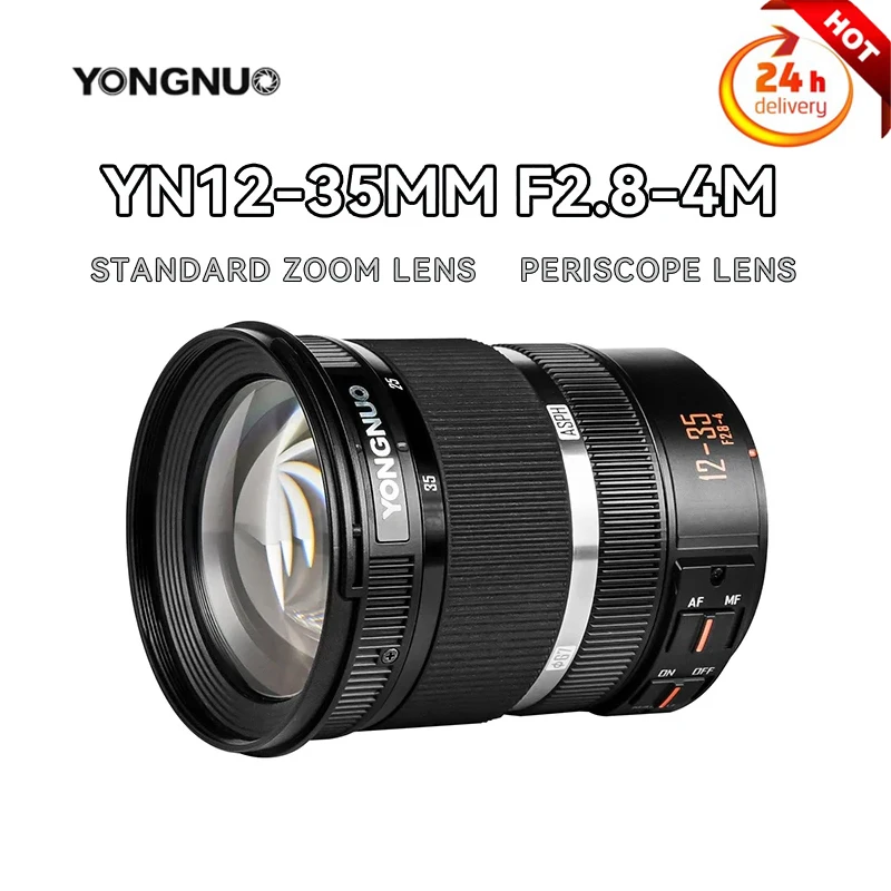 Yongnuo Yn12-35Mm F2.8-4 M43 Obiettivo Della Fotocamera Obiettivo Zoom Automatico Macro 4/3 Mount Per Fotocamere Panasonic Olympus 455
