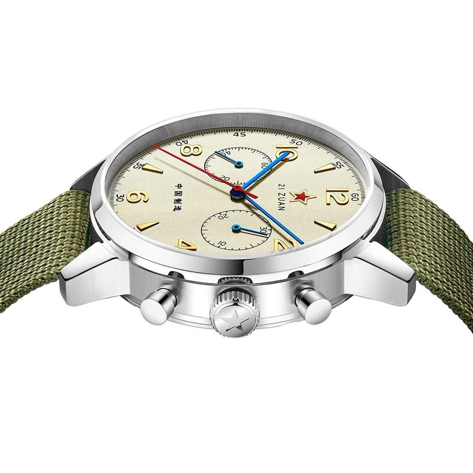 ぐく丸吉ページ TOPHILL 40mm 1963 Chronograph Mechanical Watch For Men