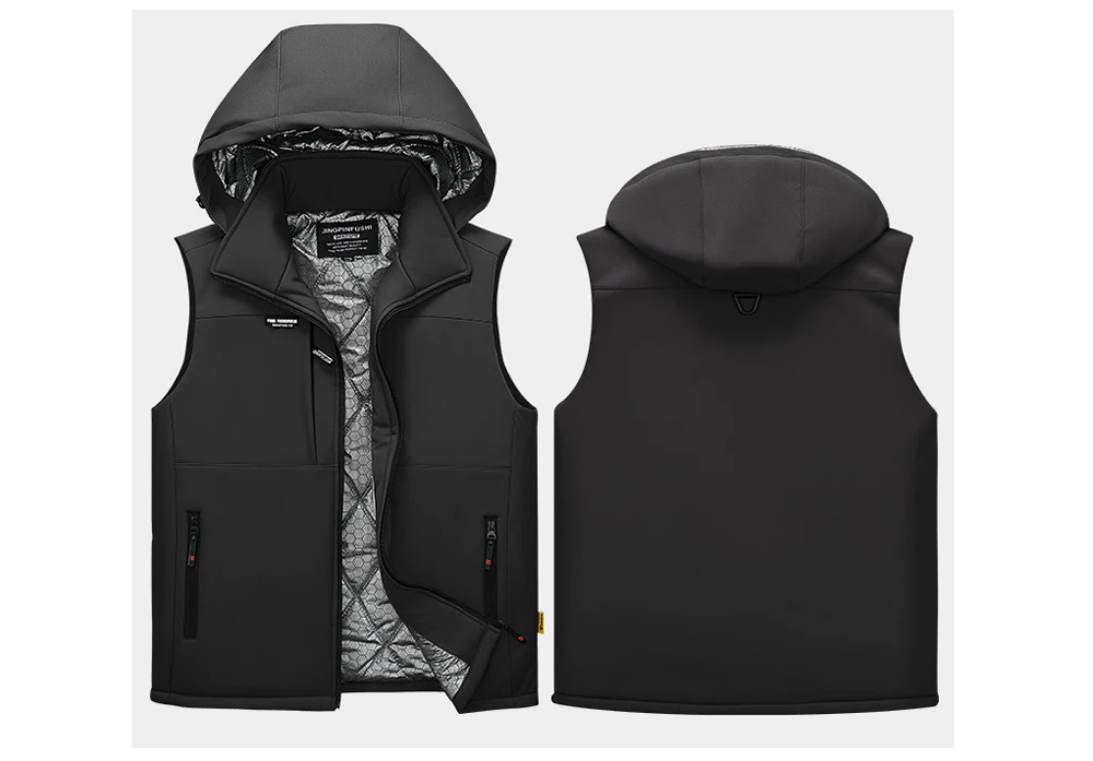 Winter Men's Warm Down Vest - Packaging