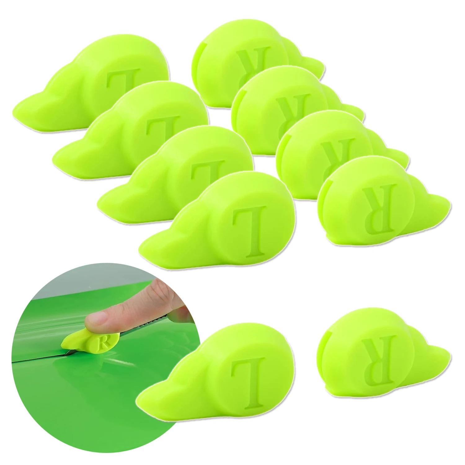 FOSHIO 왼쪽/오른쪽 가이드 보호기 커버 공예 미술 Knivies 블레이드 ..