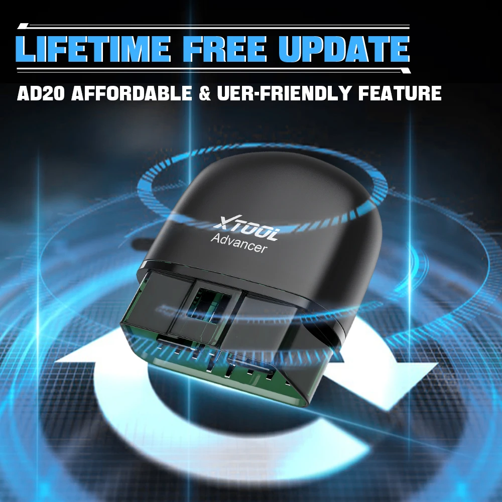 XTOOL AD20 Bluetooth Auto OBD2 Scanner 2025 Code Reader OBD 2 Diagnostic Tools Read fault code Engine Diagnosis Free Application 4