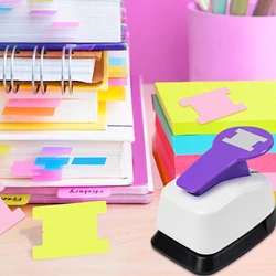 Compact Paper Punch for DIY Projects - Craft and Create Custom Index Tabs and Tags (PURPLE)
