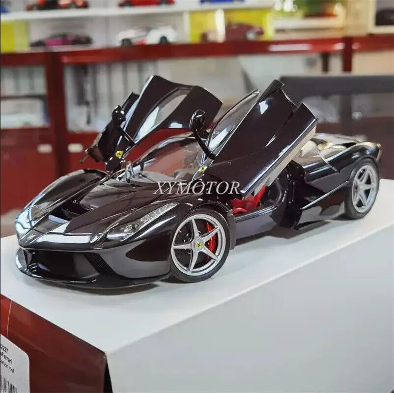 

NEW BBR 1/18 For LAFerrari Ferrari Diecast Model Car Gifts Black Hobby Collection Ornaments Display Hobby