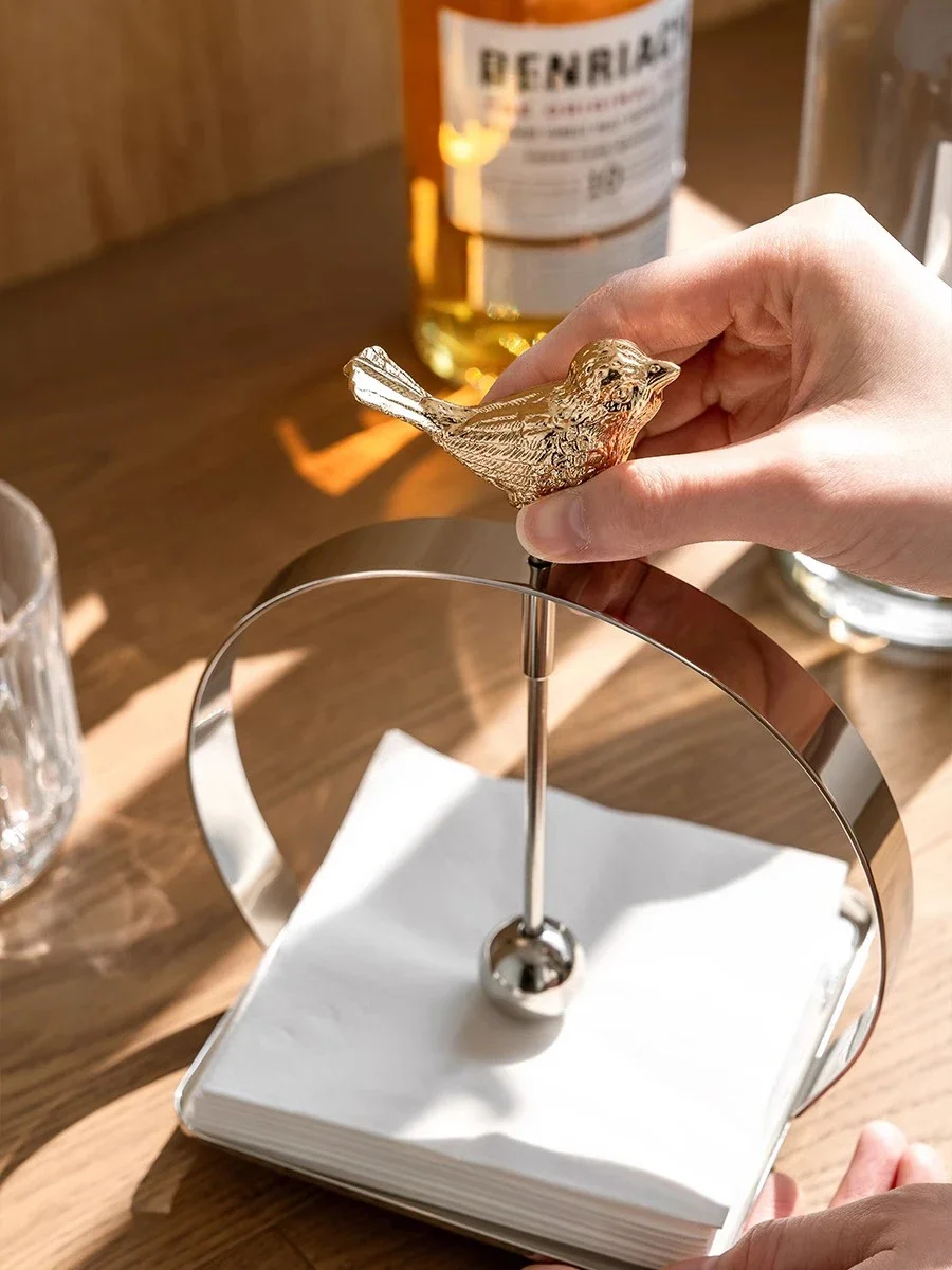 Stainless Steel Tissue Holder, Tissue Boxes, Napkin Case for Room Decor, Home Decoration, Hotel and Restaurant Gifts 3