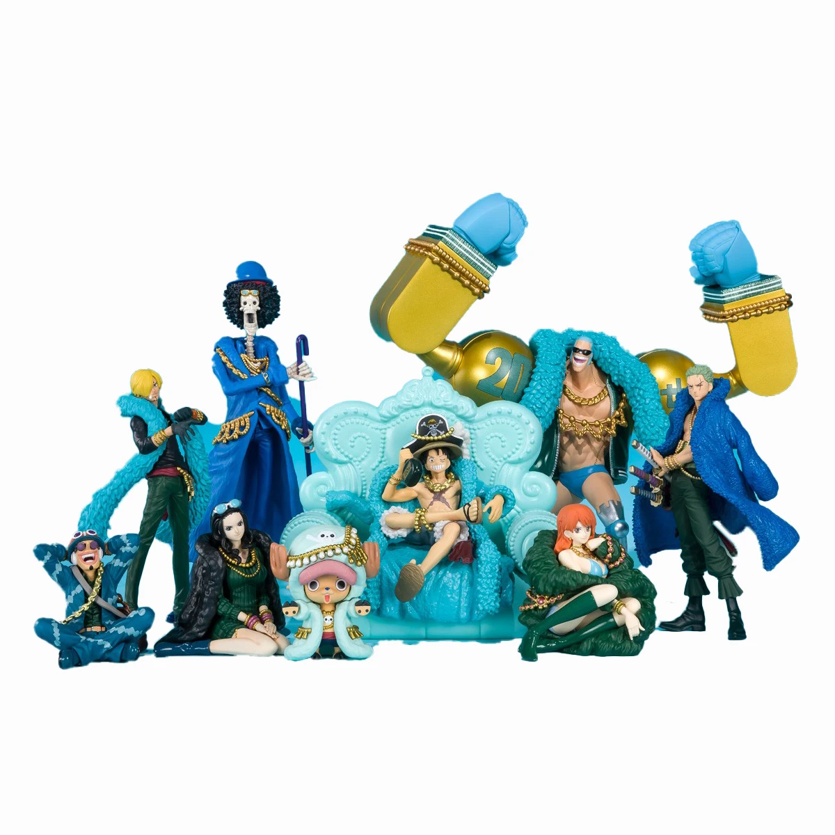 

В наличии оригинальная BANDAI TAMASHII коробка Vol.1 Franky Nico Robin Sanji Monkey D. Luffy Тони Чоппер Q Версия Модель игрушка подарок