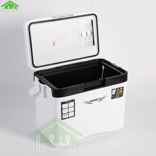 ポータブル屋外クーラーボックス、鮮度を維持するインキュベーター、大容量、食品貯蔵、キャンプや釣り用の車の氷のバケツ ポータブル屋外クーラーボックス、鮮度を維持するインキュベーター、大
