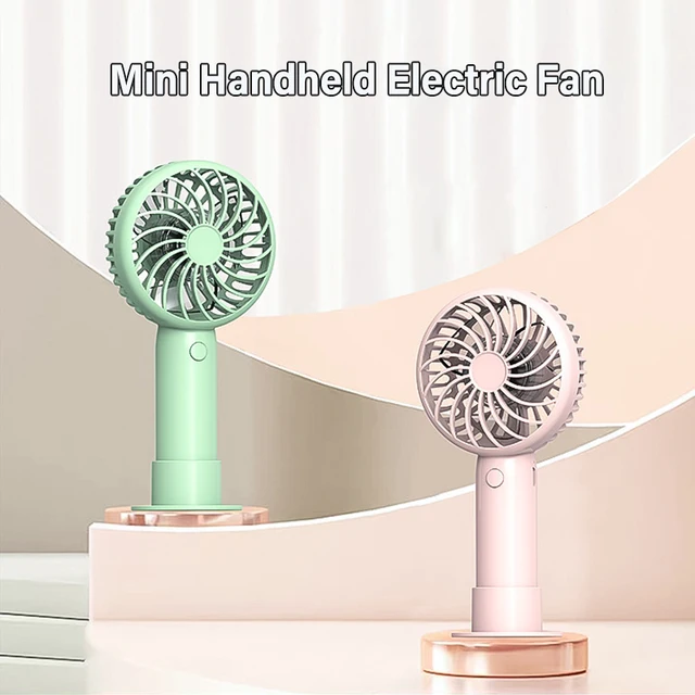 Ventilador De Mano Plegable Recargable - 199 Velocidades, Pantalla Digital, Batería 4000 MAh - Para Viajes Y Oficina