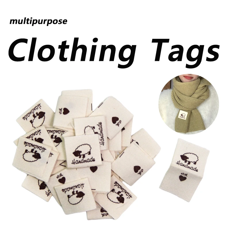 Cloth Garment Labels Cartoon Sheep Shape Sewing Accessories