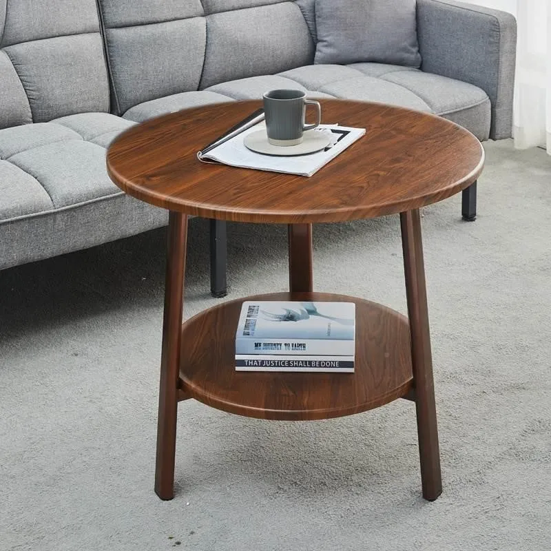 

Nordic Tea Library Coffee Tables Side Round Marble Coffee Center Table Wood Entryway Mesitas De Noche Furniture For Home