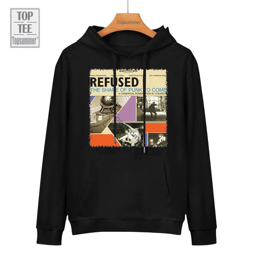 

The Shape of Punk to Come Album Hoodie Refused Tour Sweatshirts Women Streetwear Fashion Hoodies Long sleeve Clothes