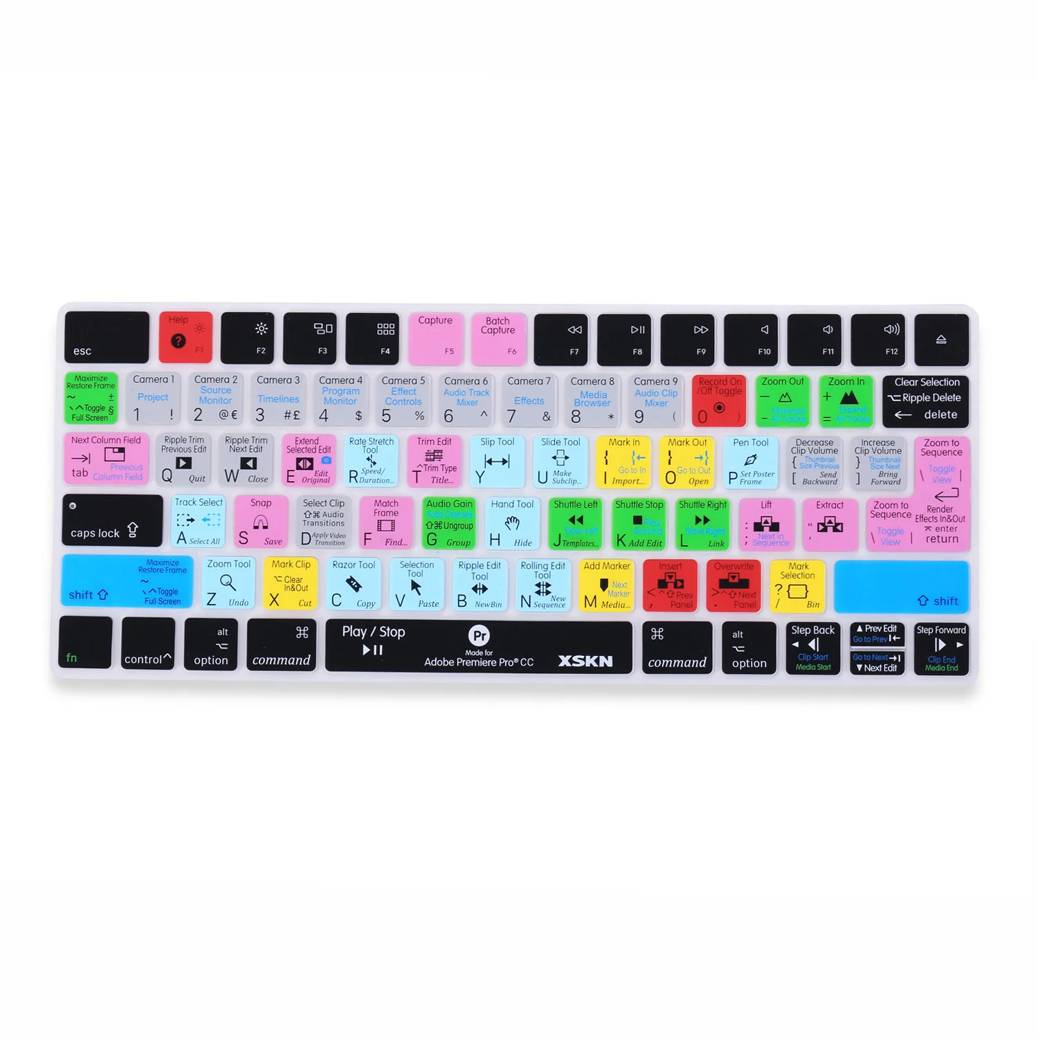 

Чехол для клавиатуры XSKN для Apple Magic Keyboard (MLA22LL/A), функциональный силиконовый чехол для клавиатуры