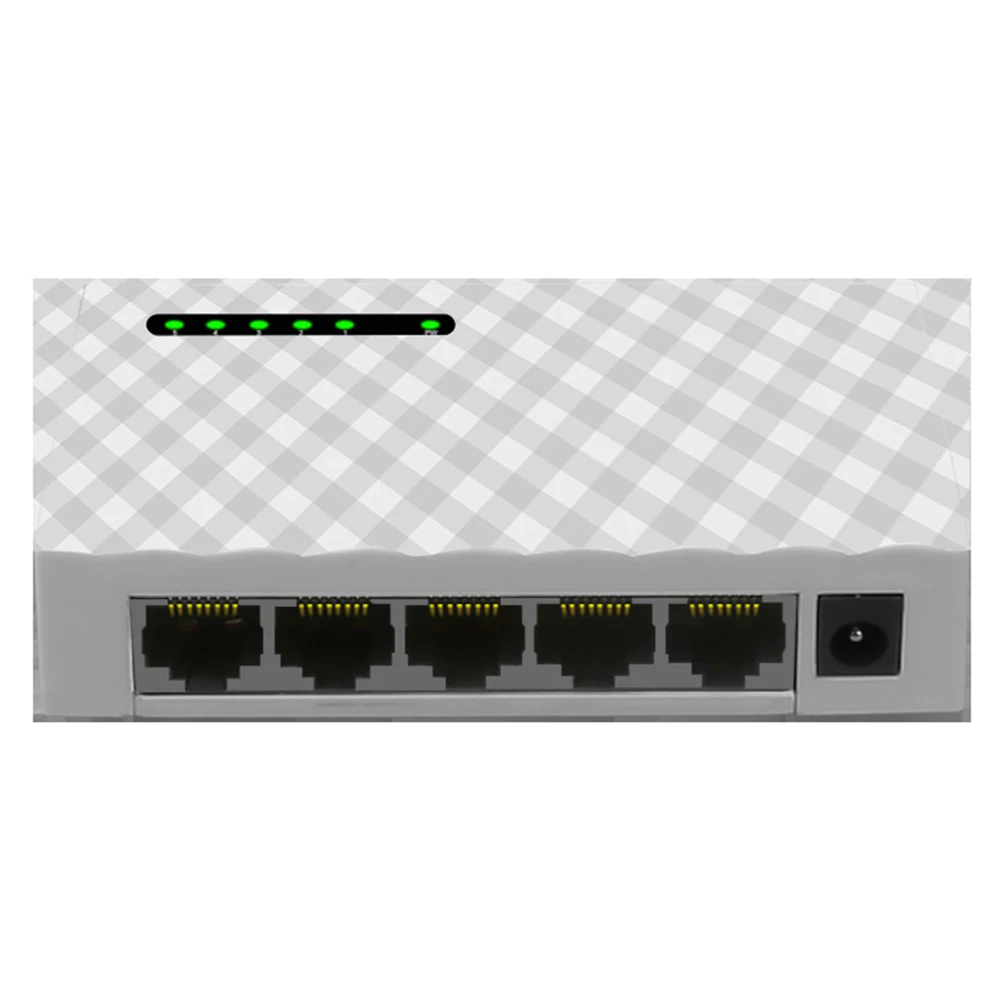 5포트 기가비트 네트워크 스위치 1000Mbps RJ45 LAN 데스크탑 고속 이더넷 스위칭