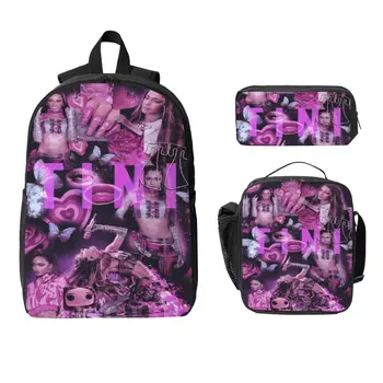3Pcs TINI STOESSEL Futtura Backpack Set for Girls Boys Pencil Boxes Bookbag Sets with Lunch Box For School Students Daypack 1