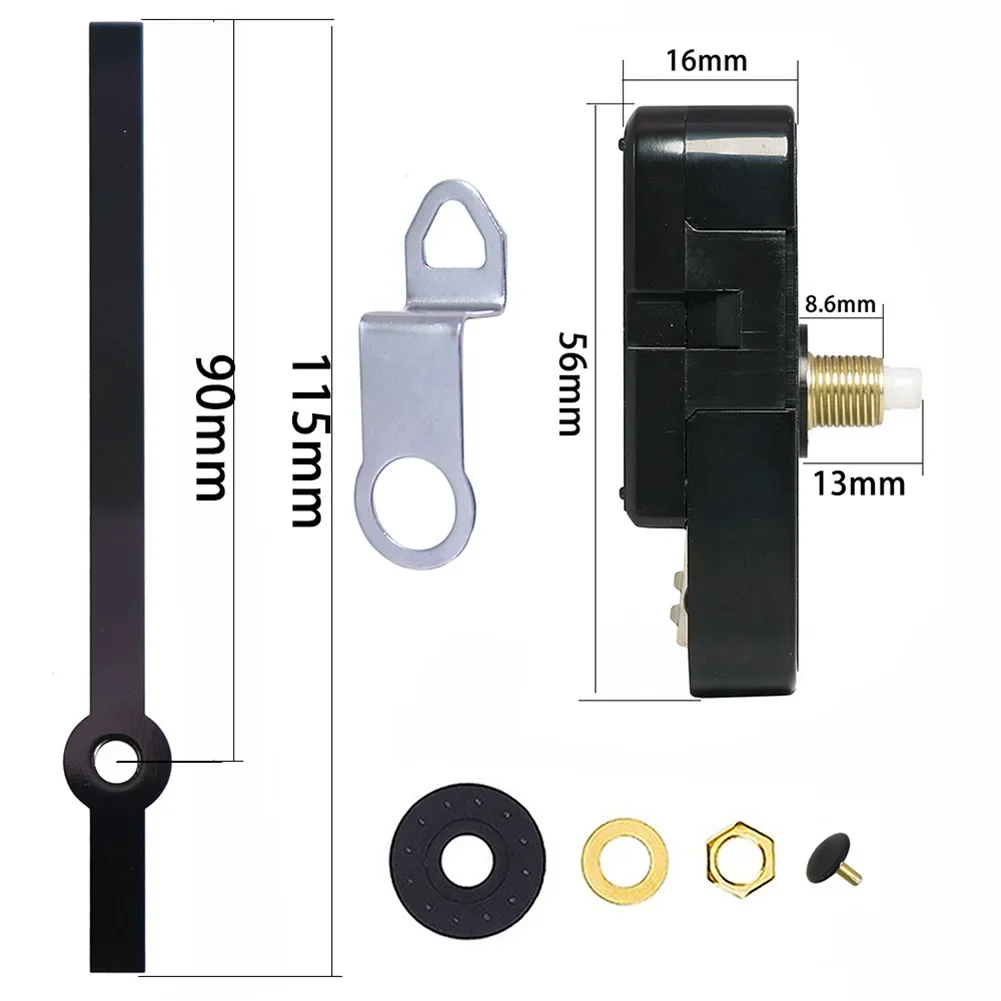 Tide Movements Quartz Replacement Parts Single Hand Tidal Clock Tools 55*55*16mm Black Home Decor