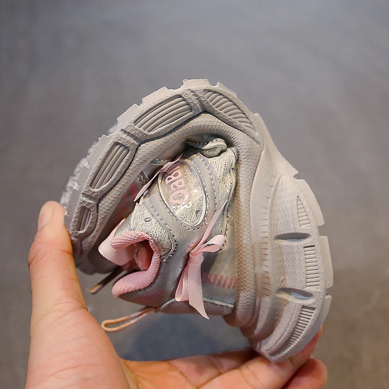 Girls Casual Non Slip Thick Sole School Running Shoes