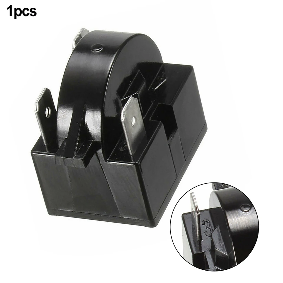 Relè Avviamento PTC Compressore Frigorifero 4Pin Protezione Relè Avviamento PTC Compressore Frigorifero 4Pin Protezione