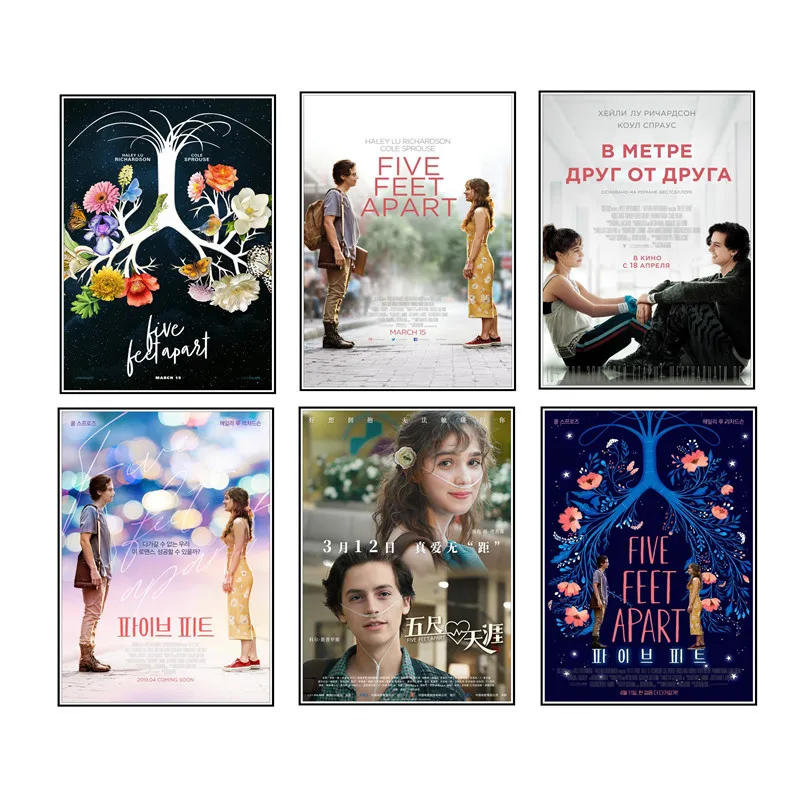 

Five Feet Apart Movie Print Art Canvas Poster For Living Room Decor Home Wall Picture
