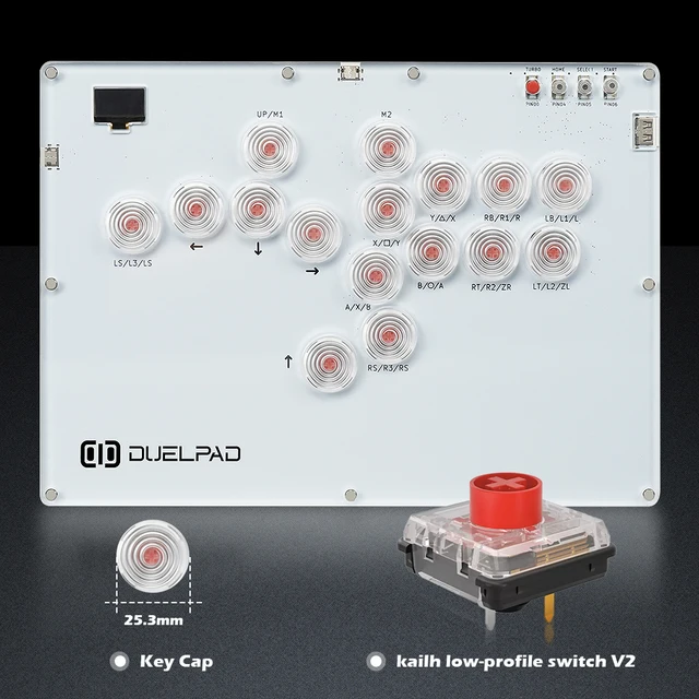 Duelpad Zen 16 Shadow Hunting 換装＆ Kailh Duelpad Zen16 Ergonomic Leverless Controller Based On GP2040
