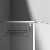 Modern Luxury Freestanding Drilled Bathroom Triple Glass Hinged Shower Door Frameless Glass Screen Tempered Glass Shower Door 3