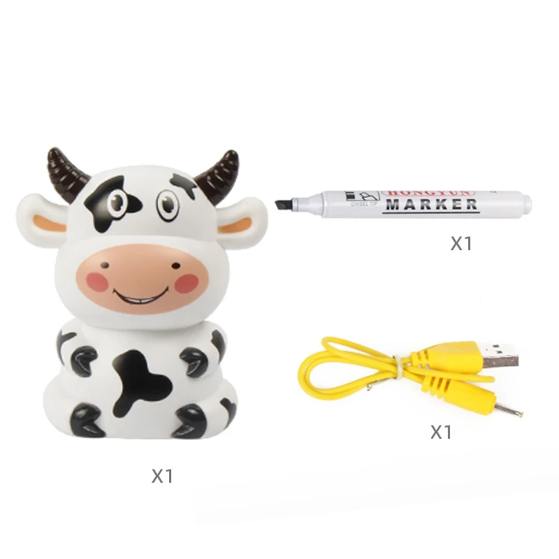 Follow Any Drawn Line Magic Pen Inductive Mouse Cow Robot Model Children Kids Toy With Sound And Light Children Gift 6