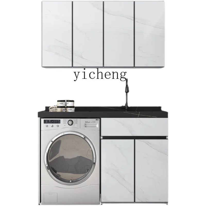 Xl Lavatrice All-In-One Armadio Balcone Lavaggio Armadio Combinazione Armadio Alumimum Con Washboard