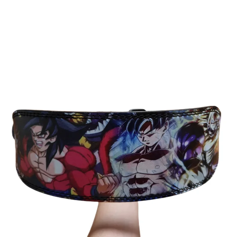 Description Picture 2 of itemAnime Weight Lifting Belt Leather Weightlifting Belt for Men and Women Waist Support Gym Belt for Deadlift Squat Powerlifting