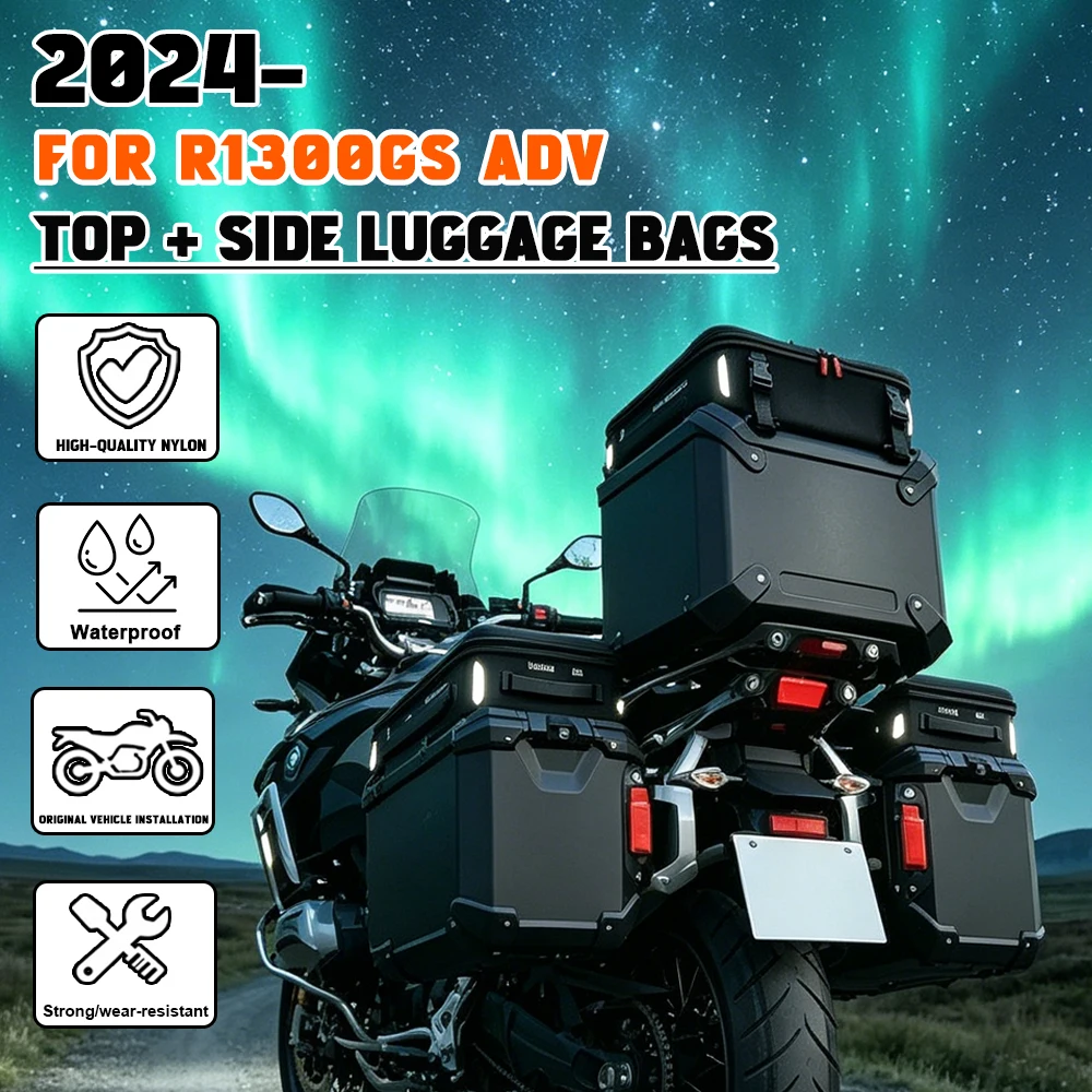 Motorcycle Accessories Luggage Bags Additional Bags For BMW GS 1300 R 1300 GS Adventure 2024 2025 2026 R1300GS ADV Top Pack 1