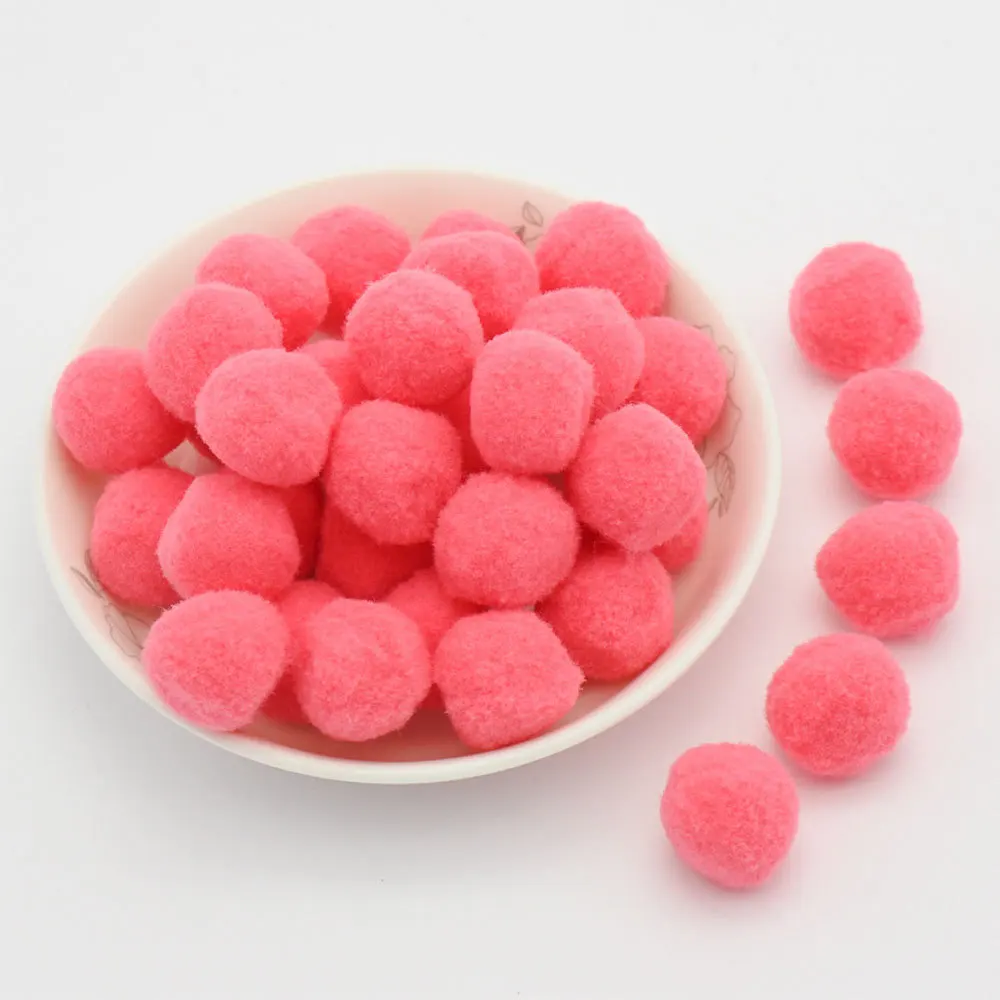 8/10/15/20/25/30mm Pompons Flauschige Weiche Bommel für DIY Handgemachtes Kinderspielzeug Puppen Nähen Kleidungsdekoration Zubehör 300-30 Stück – Detail 12