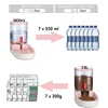 Automatic Dog Feeder Waterer Gravity Pet Food Dispensers Cat Water Dispenser Large Capacity Storage Container Food Water Bowl 4