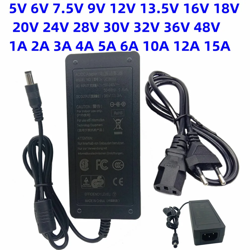 6 7,5 9V 12V 13,5 15 18V